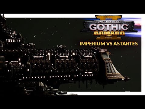 BATTLEFLEET GOTHIC ARMADA 2 | WHO'S THE HERETIC? - Imperial Navy vs Adeptus Astartes (Ranked 1v1)