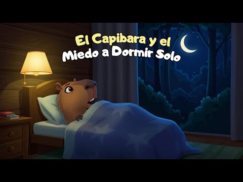 🐹 The Capybara and the Fear of Sleeping Alone 😨 | Children's Stories | Bedtime Stories