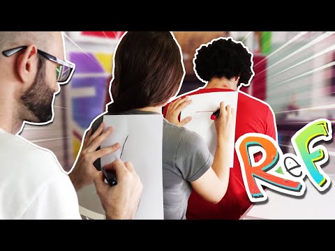 SFIDA VIRALE! Fraffrog DISEGNA COSE sulla mia SCHIENA