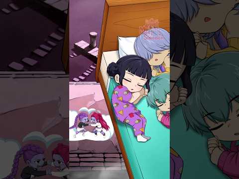 Falling in a Dream💤 - Zoey x Mystery & Baby #KpopDemonHunters #SajaBoys