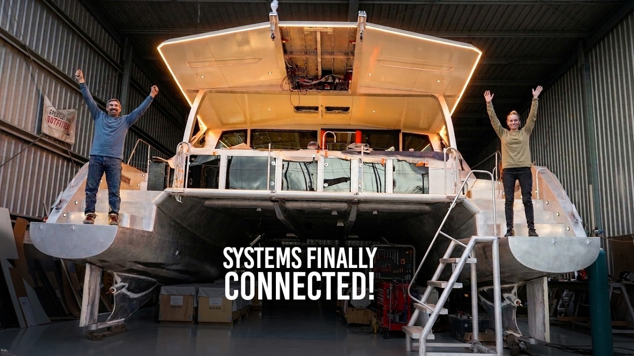This Is Where It Gets INTERESTING…Aluminum Catamaran Build Pt. 84