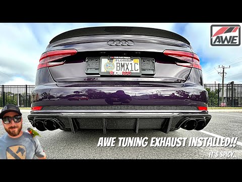 B9 S4 - AWE Tuning - Track Edition Exhaust Install