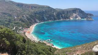 Petani beach in Lixouri ,Spectacular views , Kefalonia Greece 2020