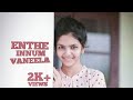 Love Whatsapp Status Enthe Innum Vanneela Lyrical Status