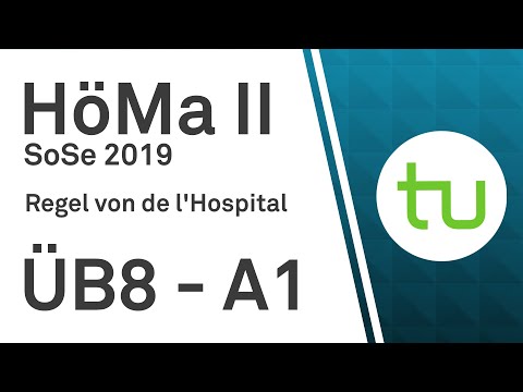 Übungsblatt 8, Aufgabe 1 -- TU Dortmund, Höhere Mathematik II (BCI/BW/MLW)
