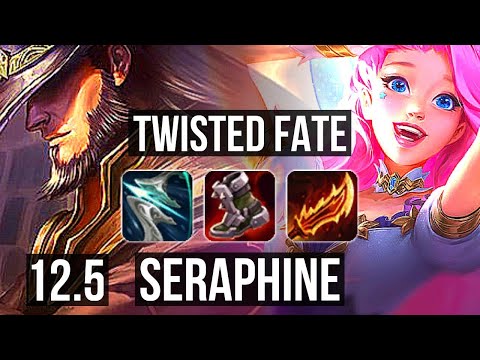 TWISTED FATE vs SERAPHINE (MID) | 14/1/7, Legendary, 1.5M mastery, 800+ games | EUW Diamond | 12.5