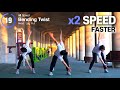 2배속 타바타 운동 (전신 지방 태우기) l 2X SPEED TABATA WORKOUT (FULLBODY FAT-BURNING)