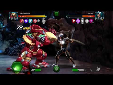 Hulkbuster vs 6.3.3 Havok boss | Marvel Contest of Champions
