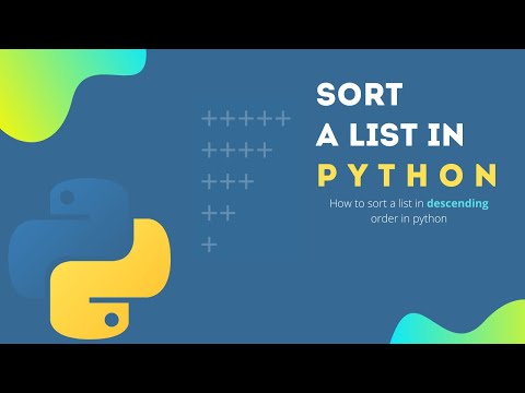 Python Tutorial How To Sort A List In Python 2