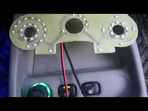 подсветка блока управления печки на ладе калине своими руками