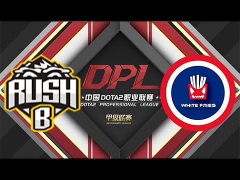 Rush B vs White Fries Gaming Game 1 | bo2 | Dota 2 Professional League Season 3 - Secondary