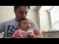 Maci Laughing At Elmo Slide With Dad