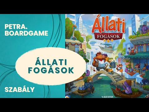 Állati fogások szabálymagyarázó - Petra.Boardgame - Játékszabály videók