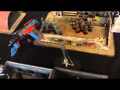Warhammer 40k Battle Report: Orks Vs. Tau