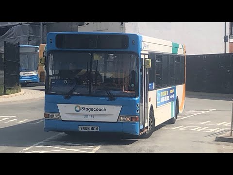 Stagecoach Busways: Dennis Dart SLF Plaxton Pointer 2 35111/YN06 WCM on the X20