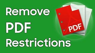 How to unlock protected PDF files - How to remove PDF restrictions on Mac