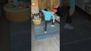 Dinosaur gets super SCARED #shorts