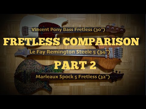Playing Three Outstanding Fretless Basses Made In Germany // Marleaux / Vincent  / Le Fay  // PART 2