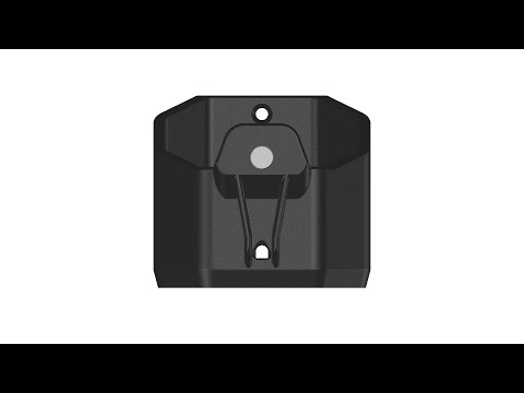 egmatec Kompakt  Wandhalterung für Bosch PowerTube Akku 400/500/625 mit Ladegeräthalterung