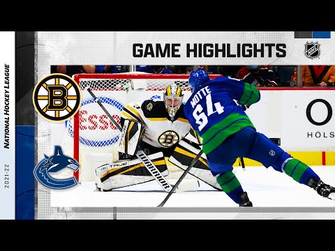 Bruins @ Canucks 12/8/21 | NHL Highlights