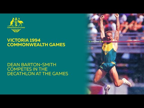 Dean Barton-Smith competes in the decathlon | Victoria 1994 Commonwealth Games