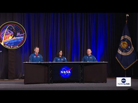 LIVE: NASA astronauts “Suni” Williams, “Butch” Wilmore discuss extended stay at ISS