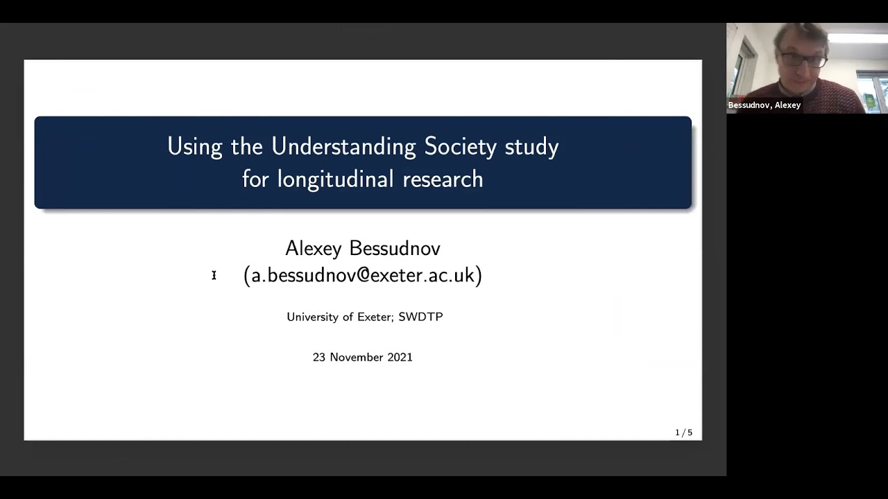 Using the Understanding Society study for longitudinal research