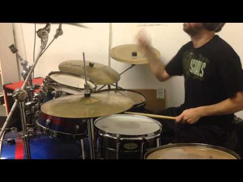 Ion Dissonance drummer J-F Richard playing a new song (2014)