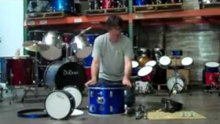 Video thumbnail for How to set up a Kid's or Junior Drum Set De Rosa DRM316 DRM312 online Assembly . . . Part 1 by bamusicpro
