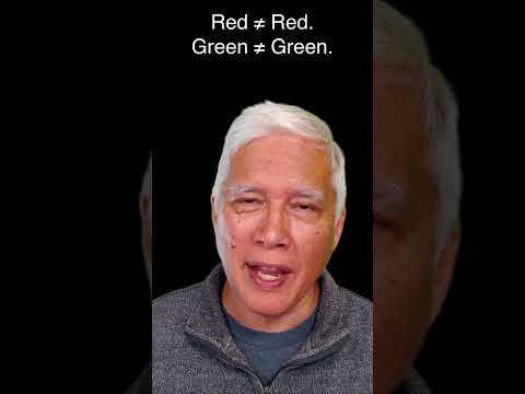 Red ≠ Red. Green ≠ Green. #tdd thumbnail