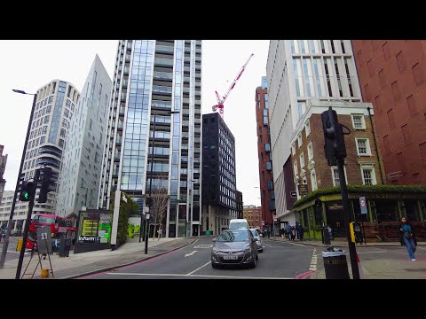 [4K] Old Street & City Road | London Walk