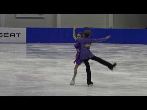 12. Santa Claus Cup 2018: Emie Lefevre and Baptiste Ferrand (FRA) - ID Inter Nov Free Dance