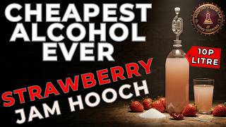 How To Make Alcohol For 10p Per Litre (Strawberry Jam Hooch)