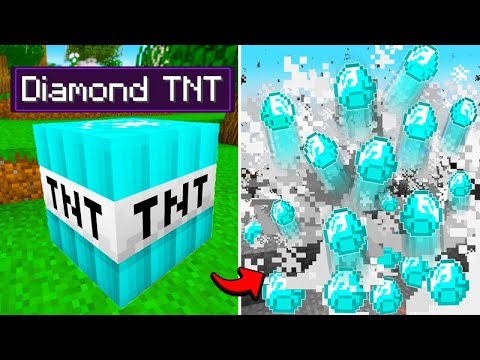 How to Craft 5 NEW Overpowered TNT in Minecraft! (Diamond & Obsidian TNT)