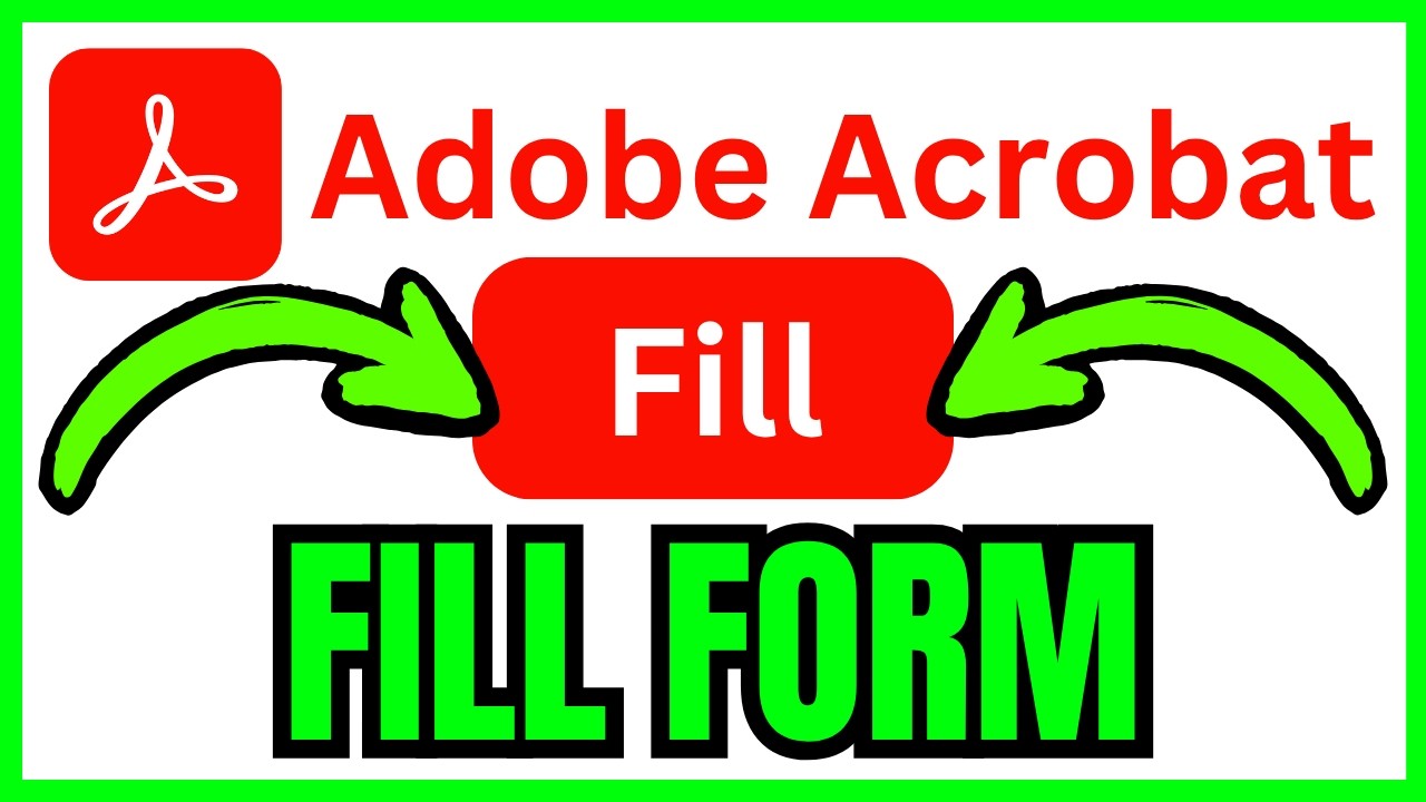 How To FILL FORM In Adobe Acrobat (QUICK & EASY) 2026