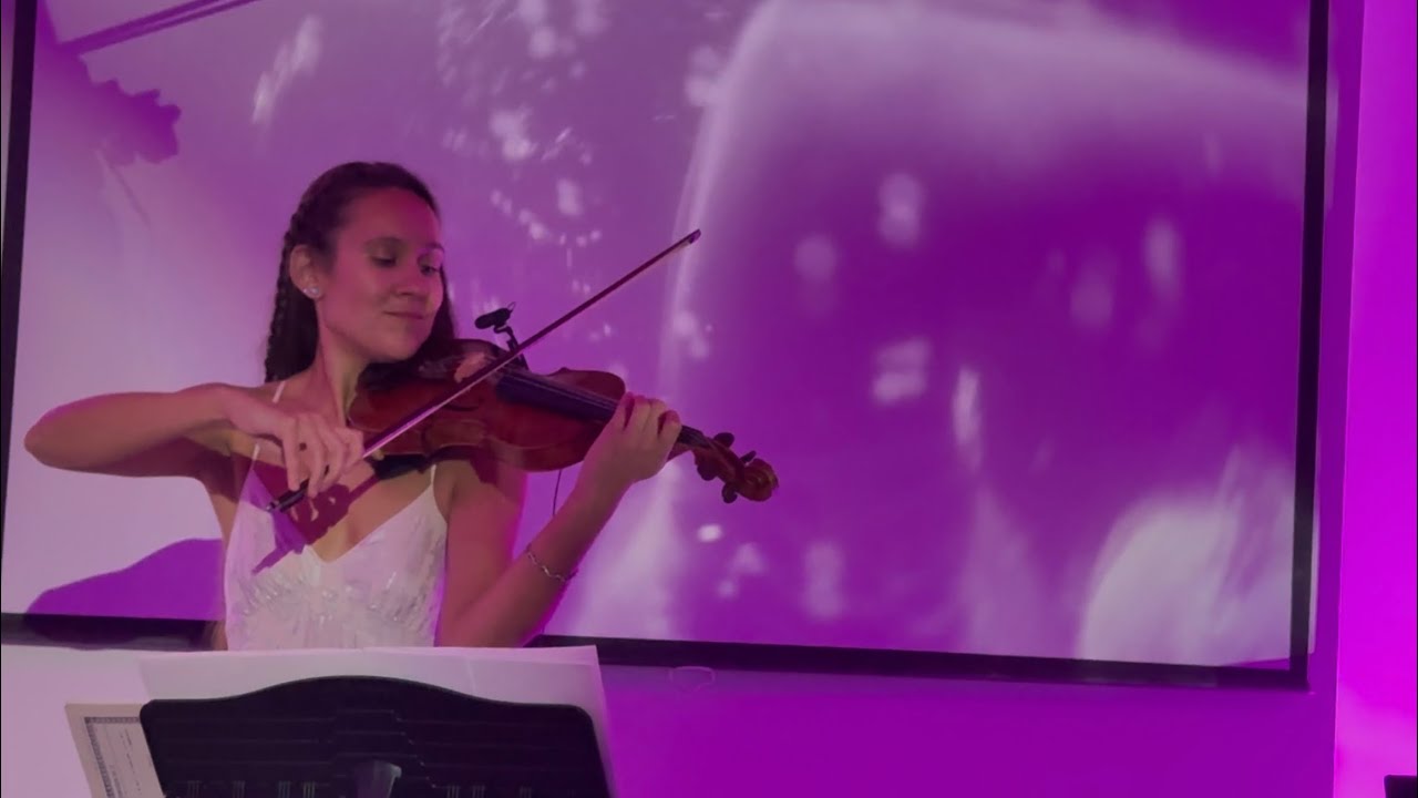 Promotional video thumbnail 3 for Elegant classical, electronic violinist