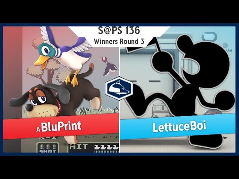 S@PS 136 Ultimate Sinlges - BluPrint(Duck Hunt) vs LettuceBoi(Game & Watch) Winners R3