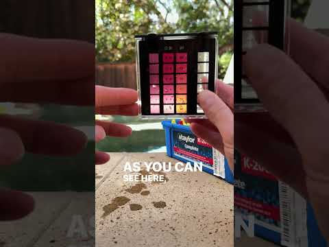 Pool Care tips and tricks. Chlorine test using Taylor test kit.