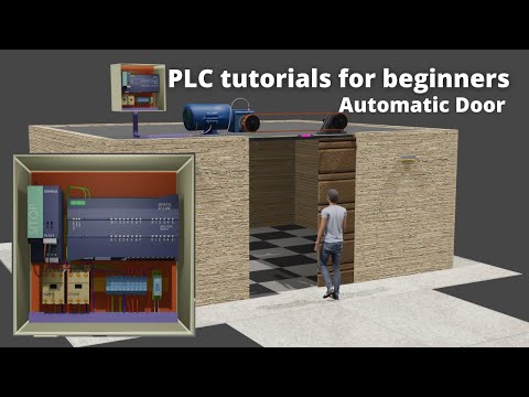 Automatic Door Programming with PLC || PLC Programming Tutorials for Beginners