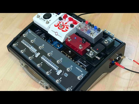 Schmidt Array SA600W ES8 Black - Pedalboard for BOSS ES-8 Switcher and Wah Pedal, Two-Deck Design image 12