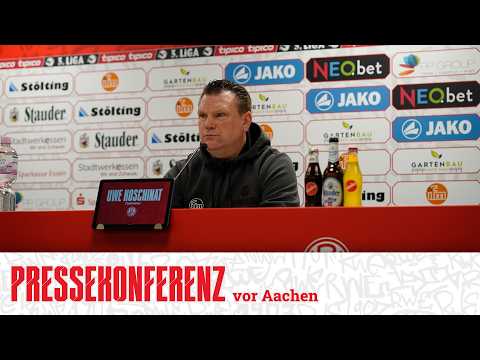 Press conference before Alemannia Aachen | Matchday 23 | #alwaysRWEit #onlytheRWE