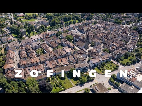 Zofingen aus der Luft - Cinematic 4K
