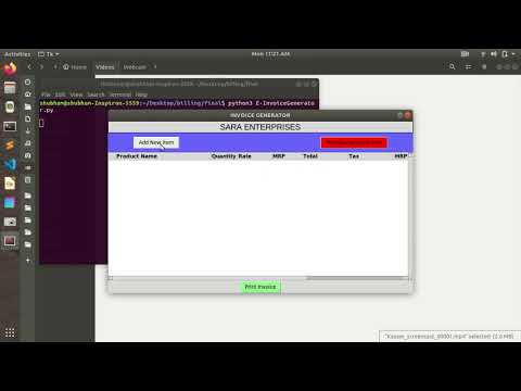 Invoice generator in python