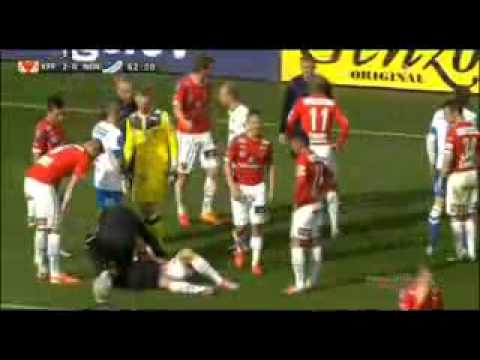 Markus Thorbjörnsson otäcka skada mot IFK Norrköping HD