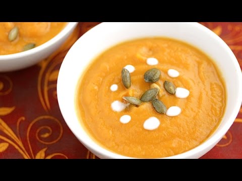 شوربة البطاطس الحلوة بالفيديو