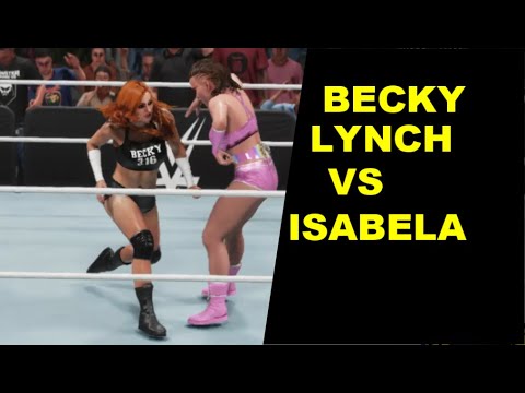 WWE 2K19 Becky Lynch vs Isabela - No Holds Barred
