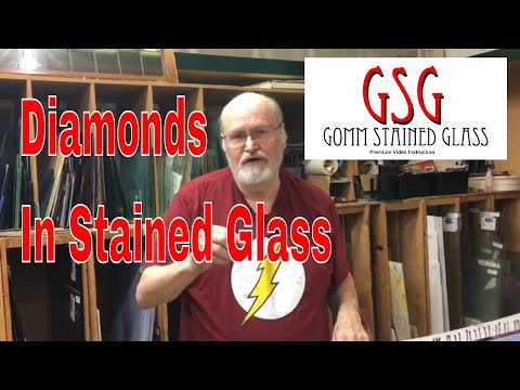 Cutting Diamonds For Stained Glass V278