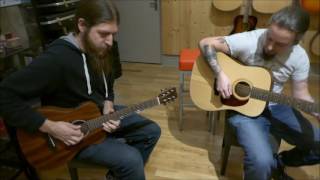 Video thumbnail for Acoustic  Shred! Sigma TM-15E Travel Guitar & DM-12E 12 string by Live Louder