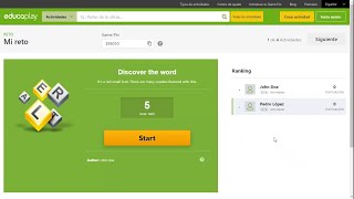 Crea retos para compartir juegos en grupo