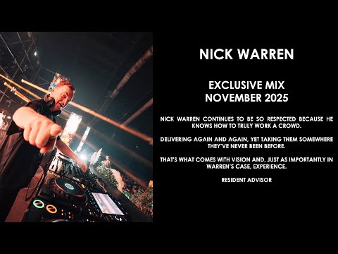 NICK WARREN (UK) @ Exclusive Mix November 2025